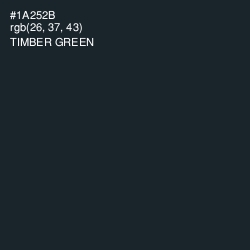 #1A252B - Timber Green Color Image